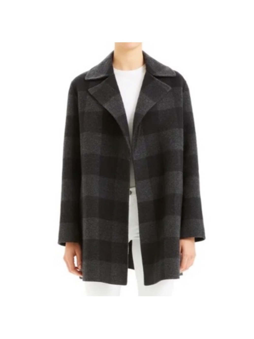 Theory Clairine coat wool overlay coat